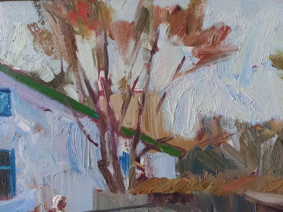 Oil painting Backyard Alex Ditriev - 5