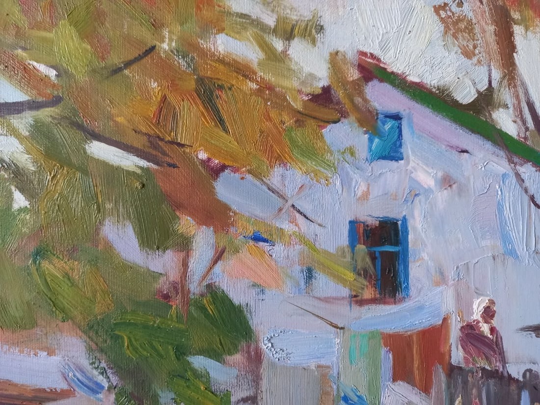 Oil painting Backyard Alex Ditriev - 6