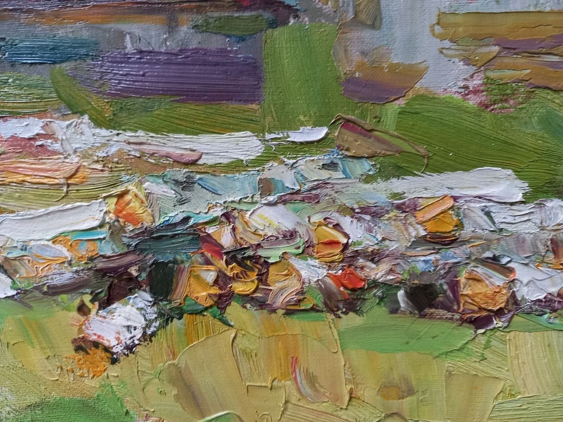 Oil painting Sawmill Alex Ditriev - 4