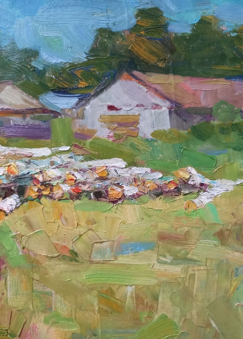 Oil painting Sawmill Alex Ditriev - 5