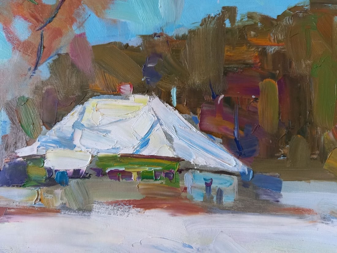 Oil painting Frosty Alex Ditriev - 3