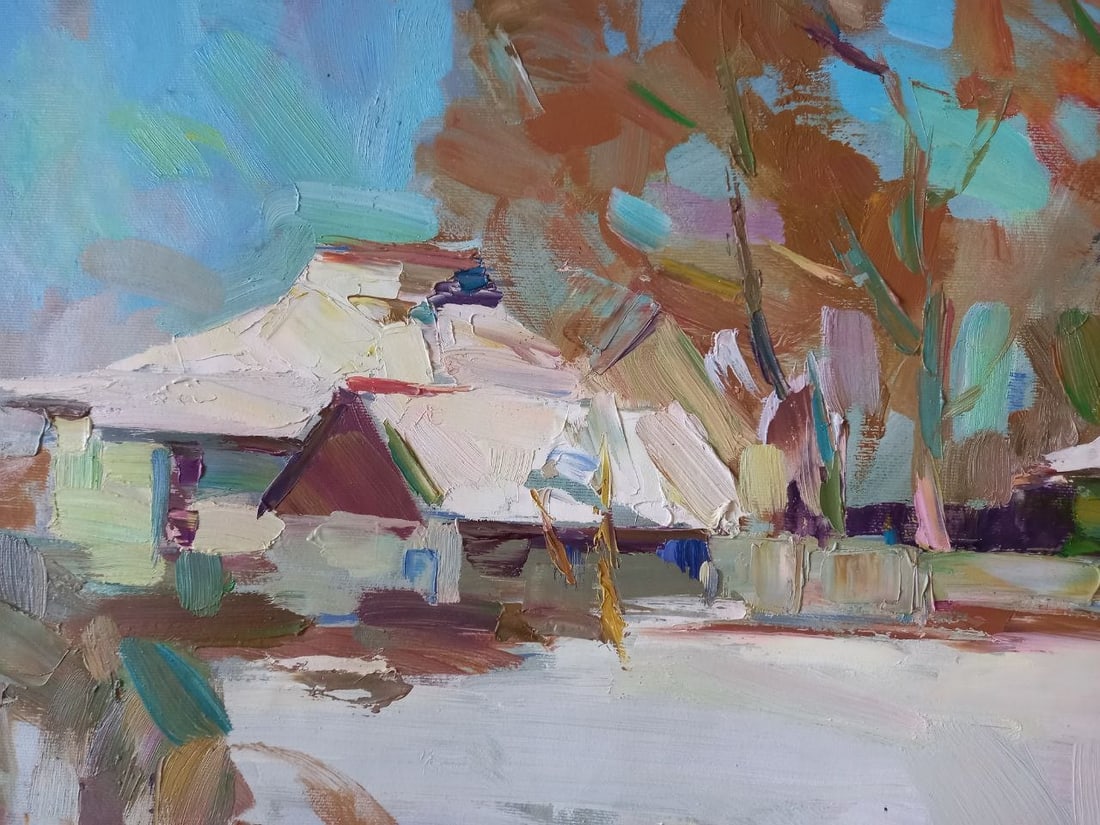 Oil painting Frosty Alex Ditriev - 5