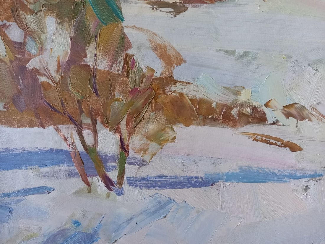 Oil painting Frosty Alex Ditriev - 6