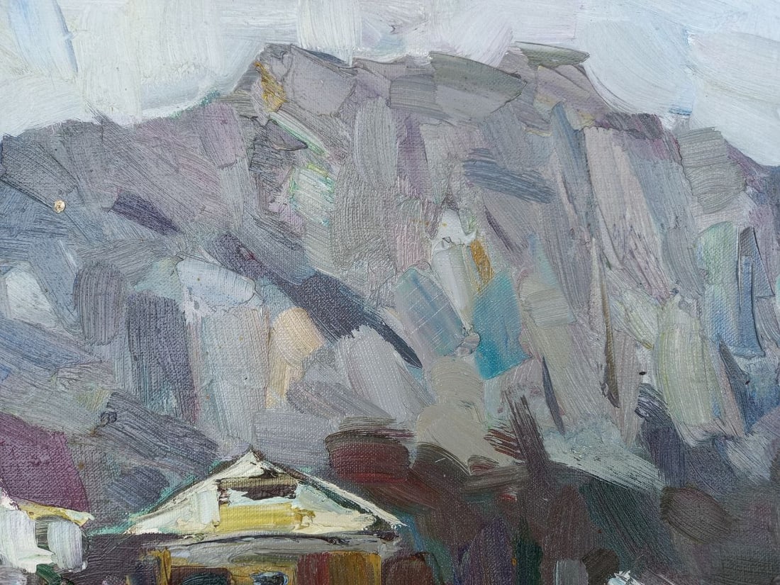 Oil painting Severe mountains Alex Ditriev - 4