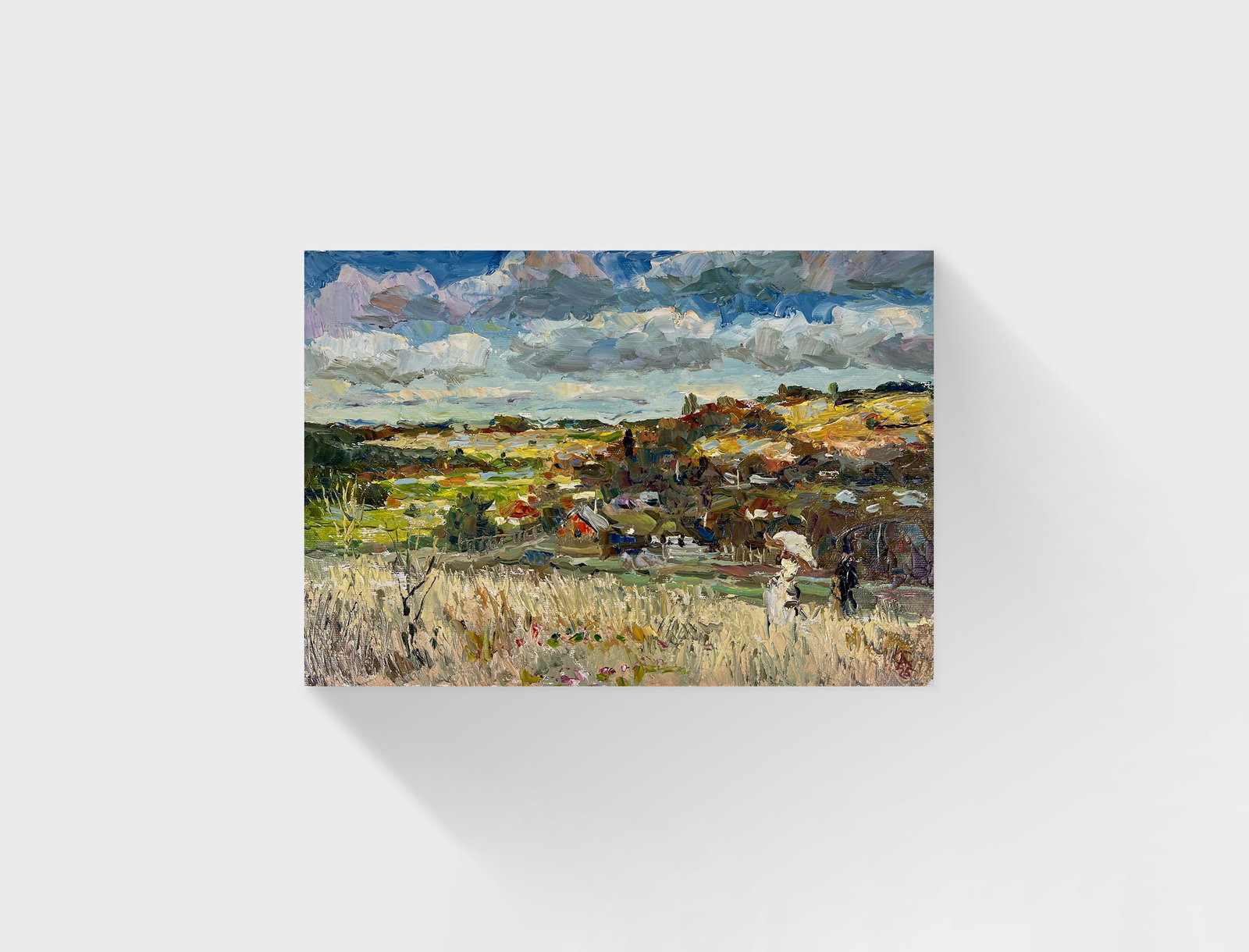 Oil painting Cloudy Sergey Ivanovich Animov - 2