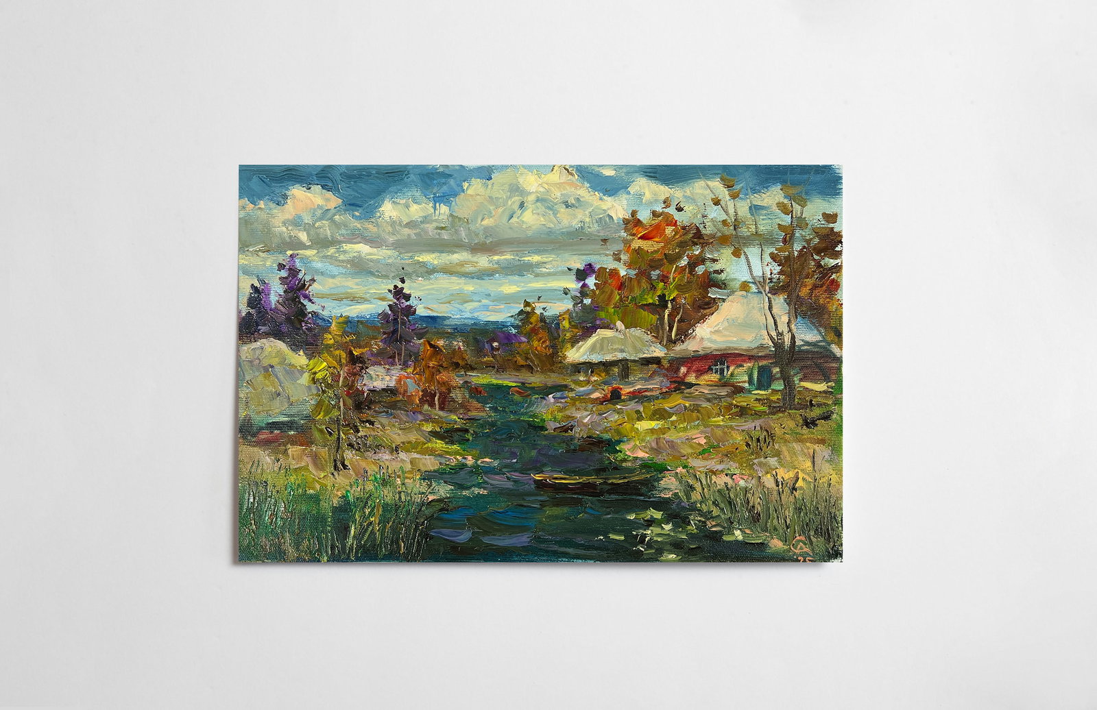 Oil painting stream Sergey Ivanovich Animov - 2