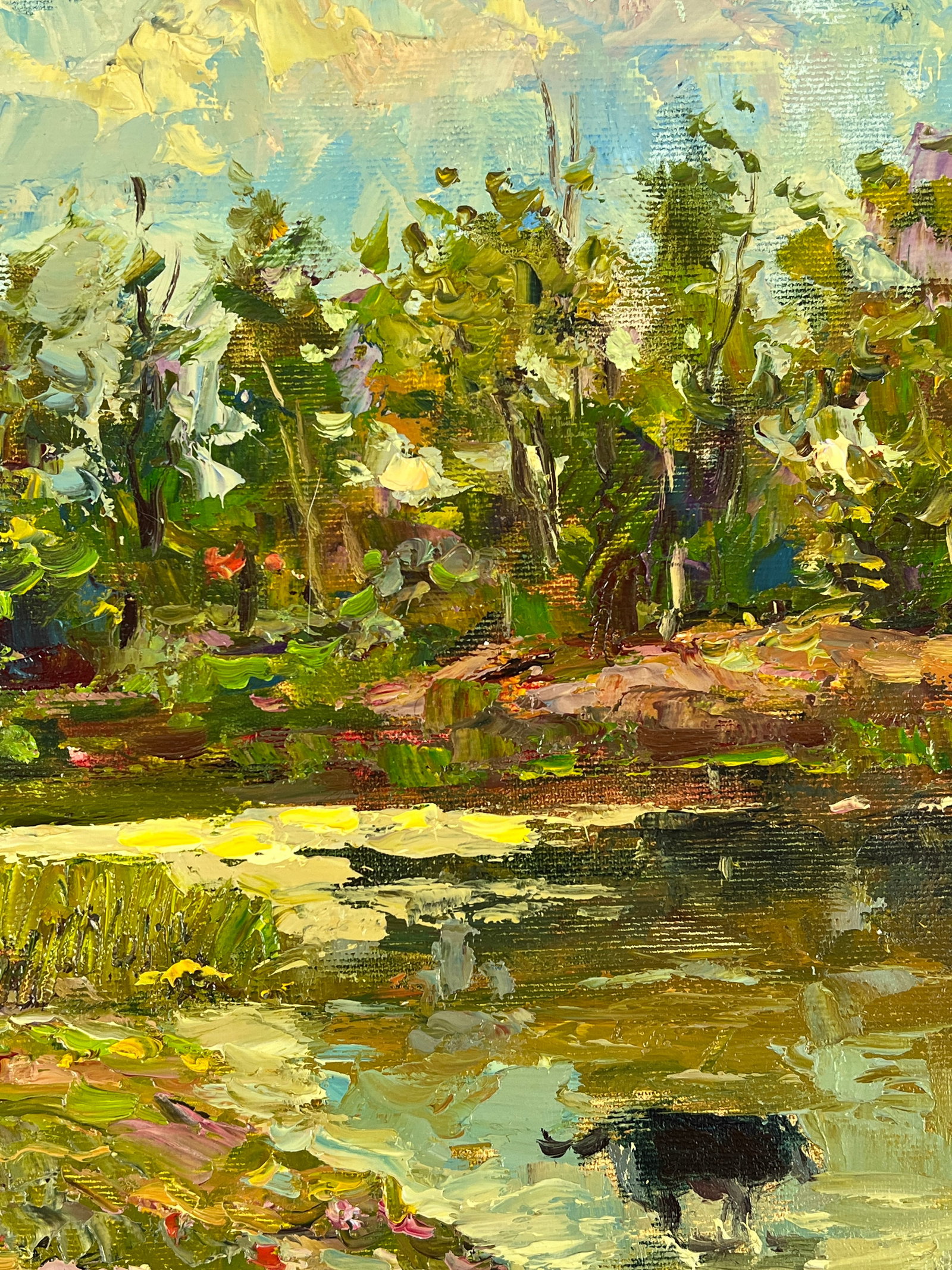 Oil painting walk Sergey Ivanovich Animov - 6