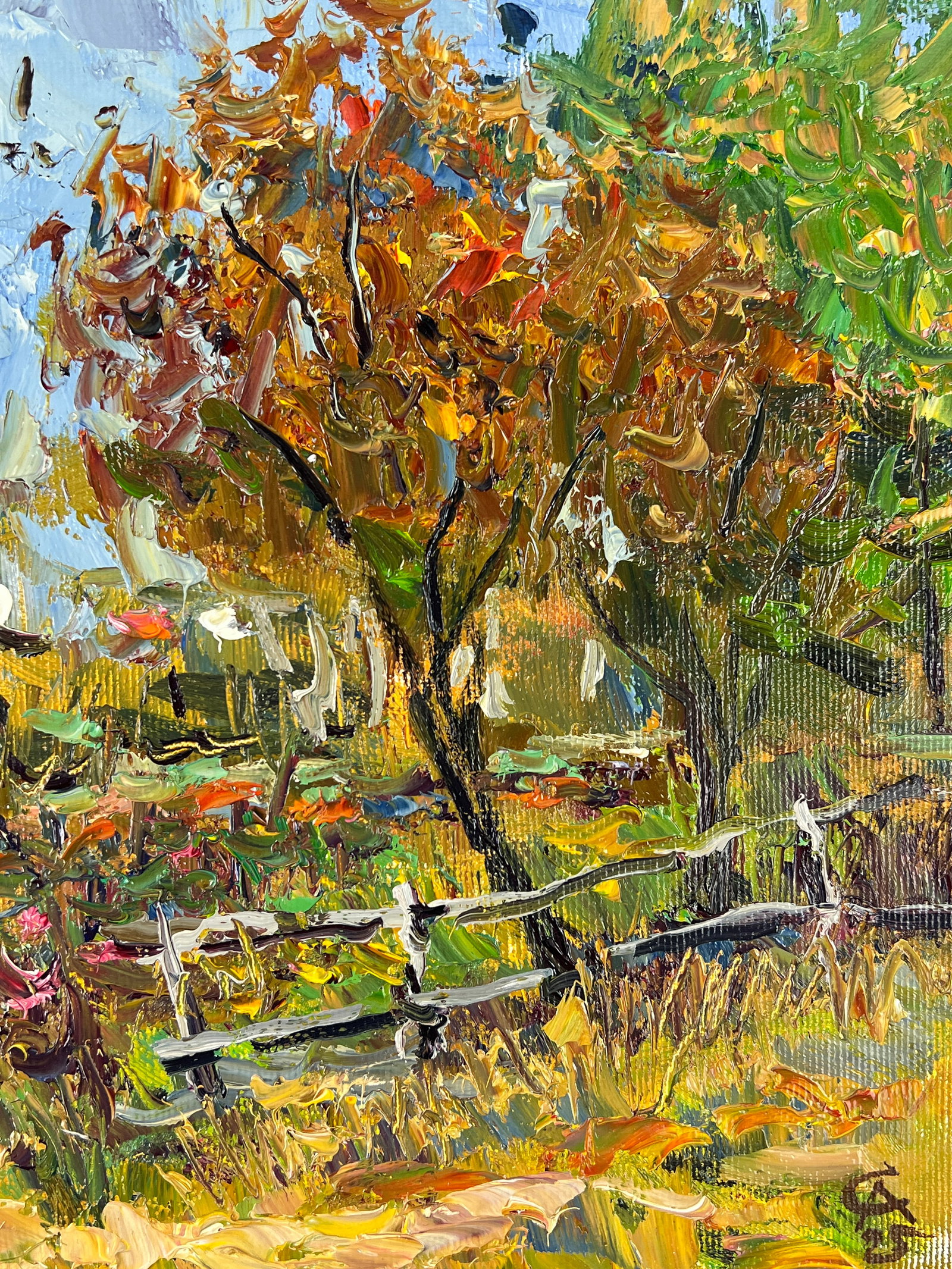 Oil painting Garden Sergey Ivanovich Animov - 10