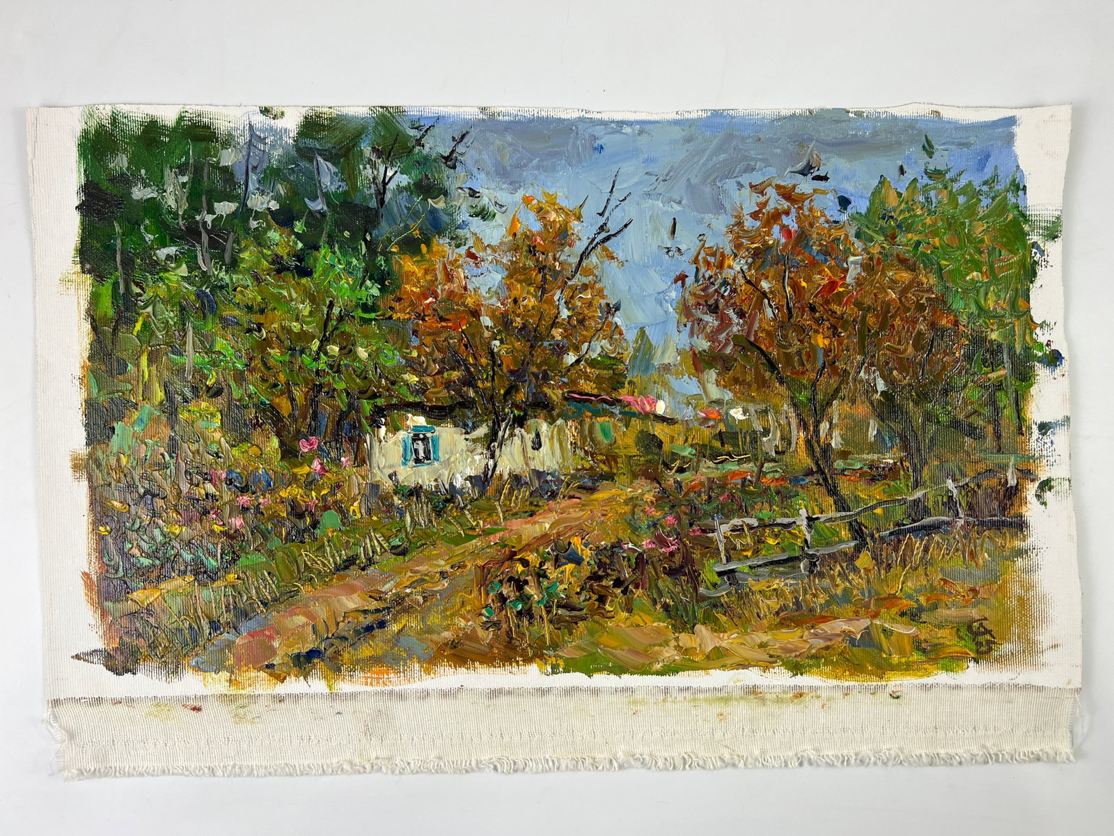 Oil painting Garden Sergey Ivanovich Animov (1 of 10)