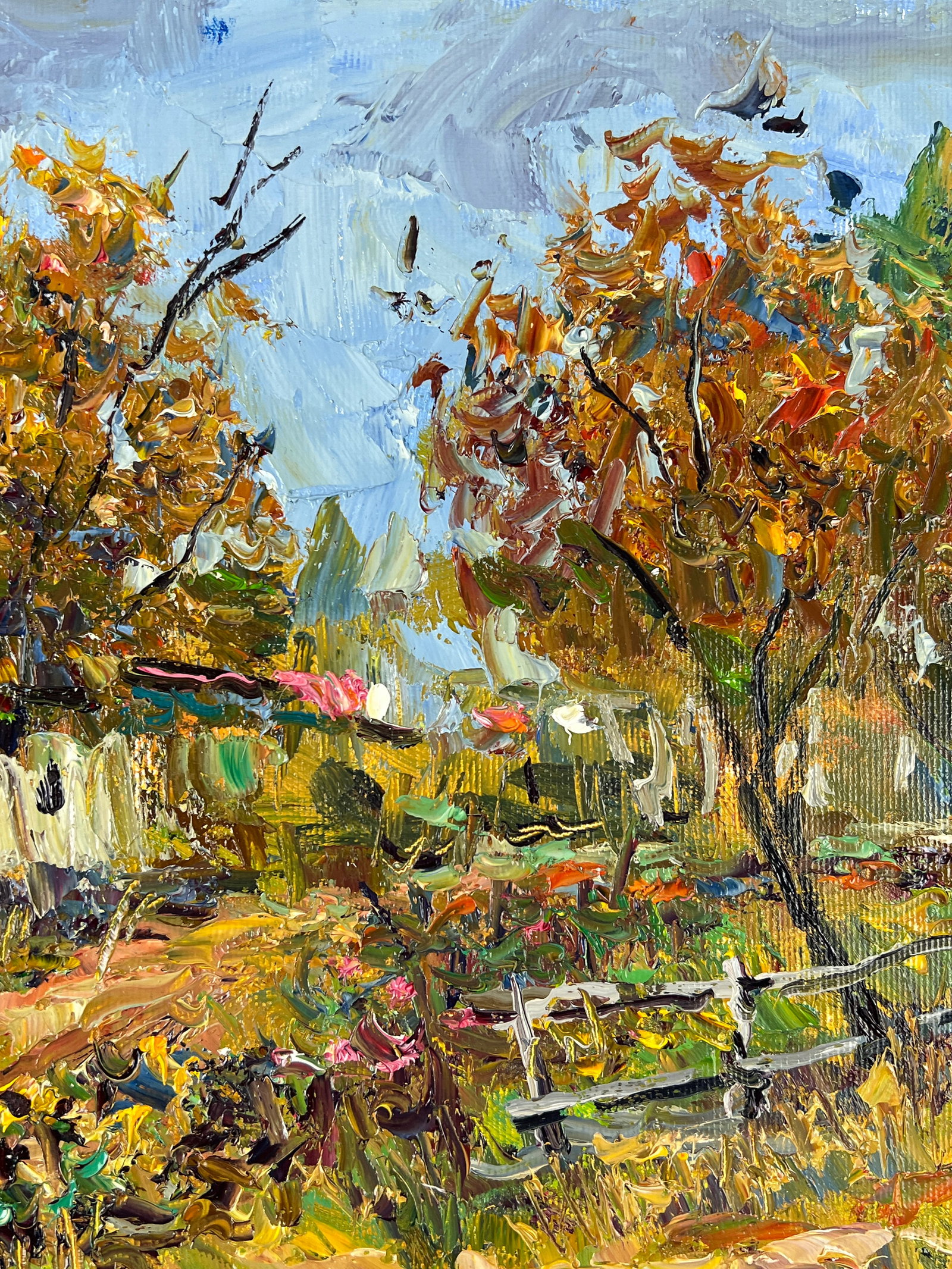 Oil painting Garden Sergey Ivanovich Animov - 8