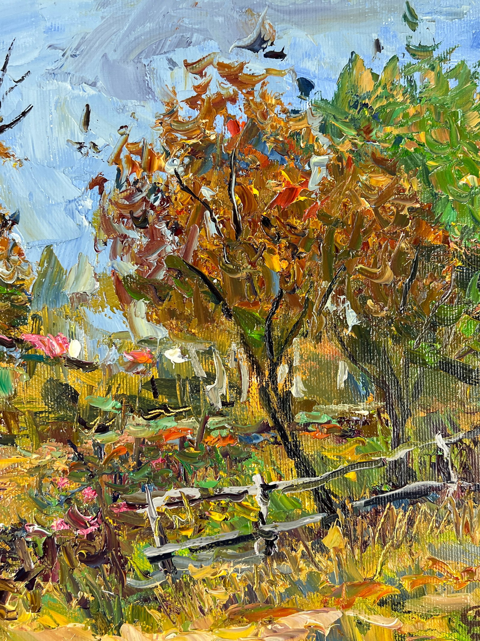 Oil painting Garden Sergey Ivanovich Animov - 9