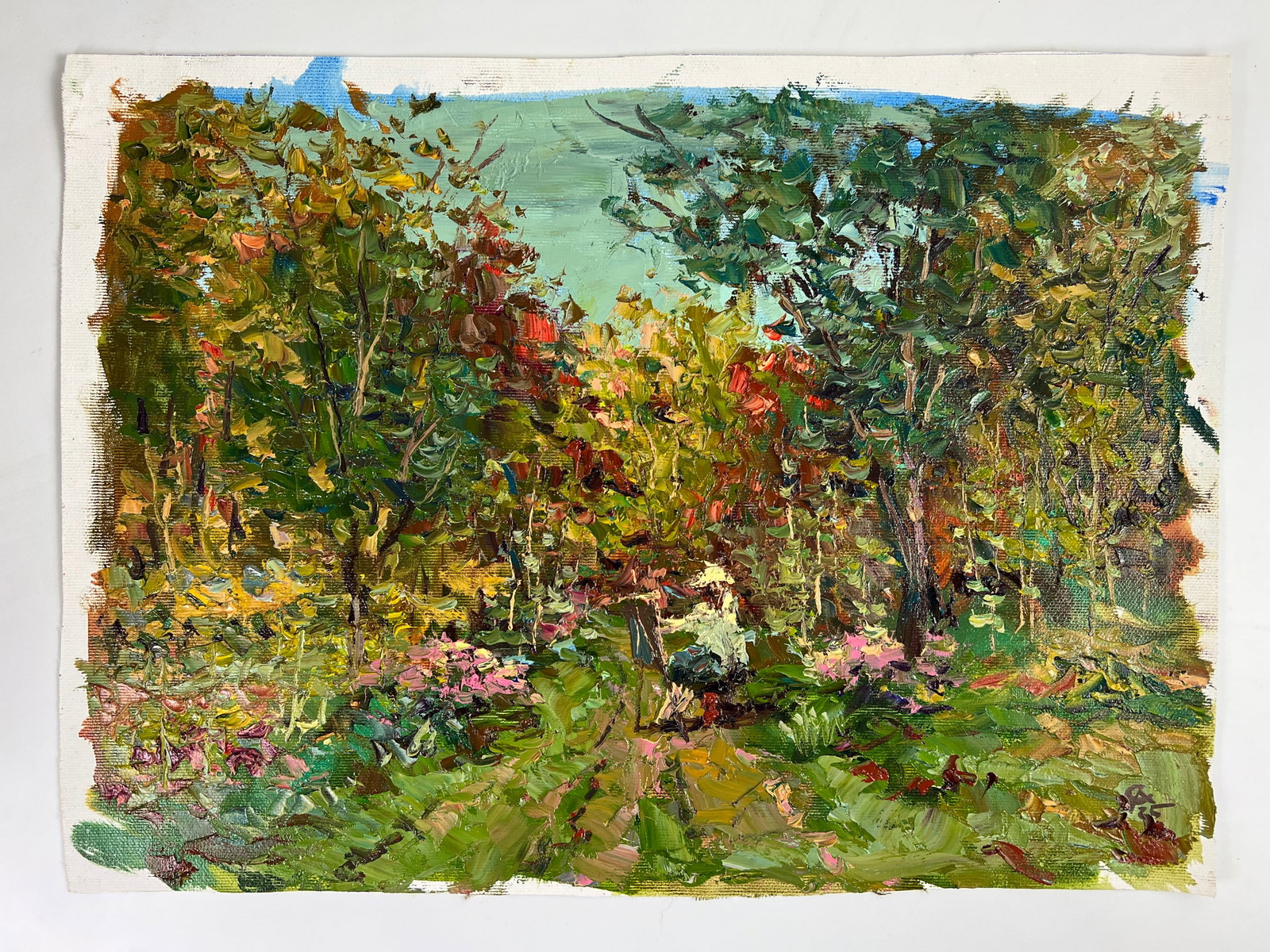 Oil painting Pathway Sergey Ivanovich Animov (1 of 10)