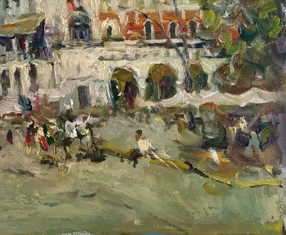 Oil painting City center Sergey Ivanovich Animov - 3