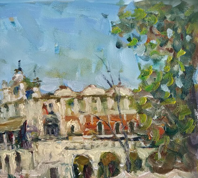 Oil painting City center Sergey Ivanovich Animov - 5