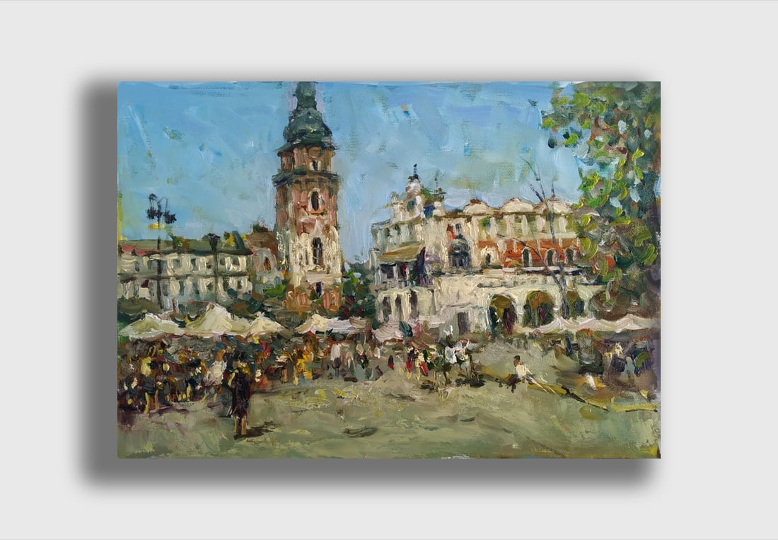 Oil painting City center Sergey Ivanovich Animov - 8
