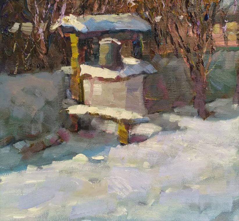 Oil painting Well Sergey Ivanovich Animov - 7