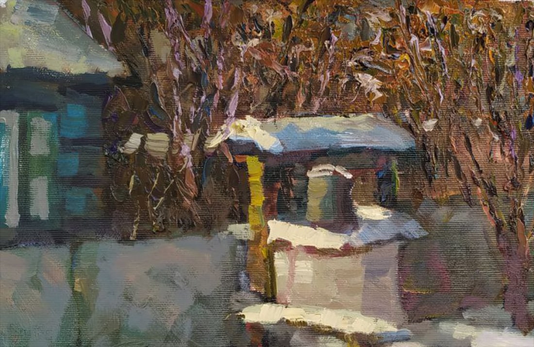 Oil painting Well Sergey Ivanovich Animov - 8