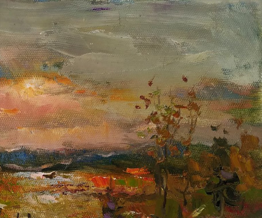 Oil painting Sunset Sergey Ivanovich Animov - 3