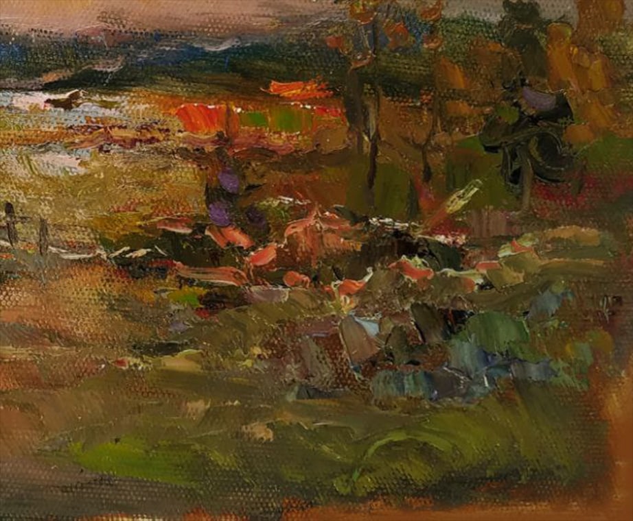 Oil painting Sunset Sergey Ivanovich Animov - 5