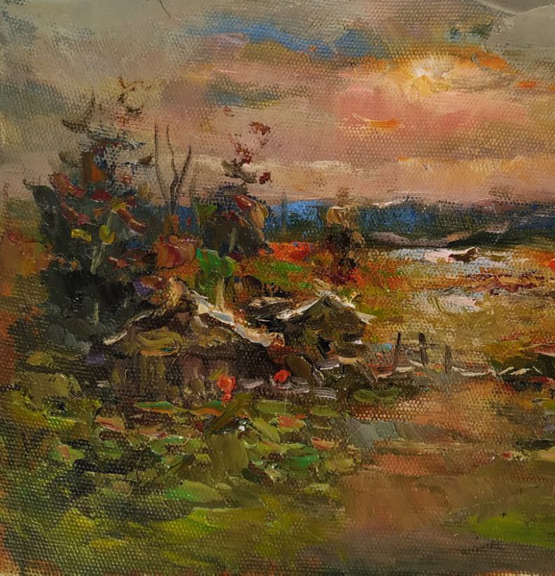 Oil painting Sunset Sergey Ivanovich Animov - 6