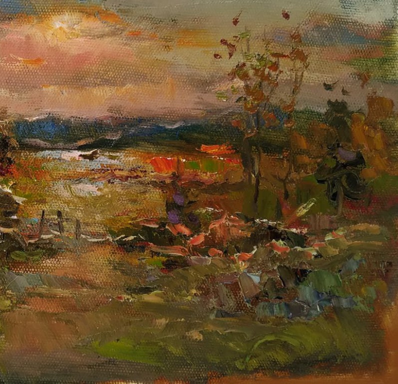 Oil painting Sunset Sergey Ivanovich Animov - 7