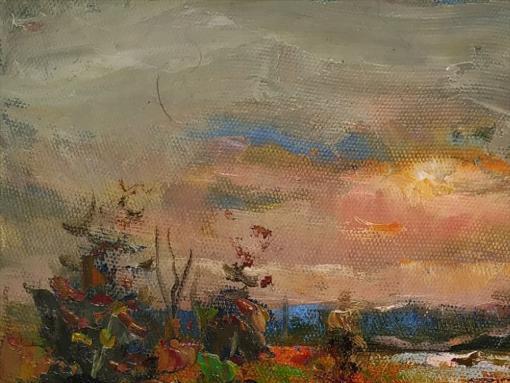 Oil painting Sunset Sergey Ivanovich Animov - 8