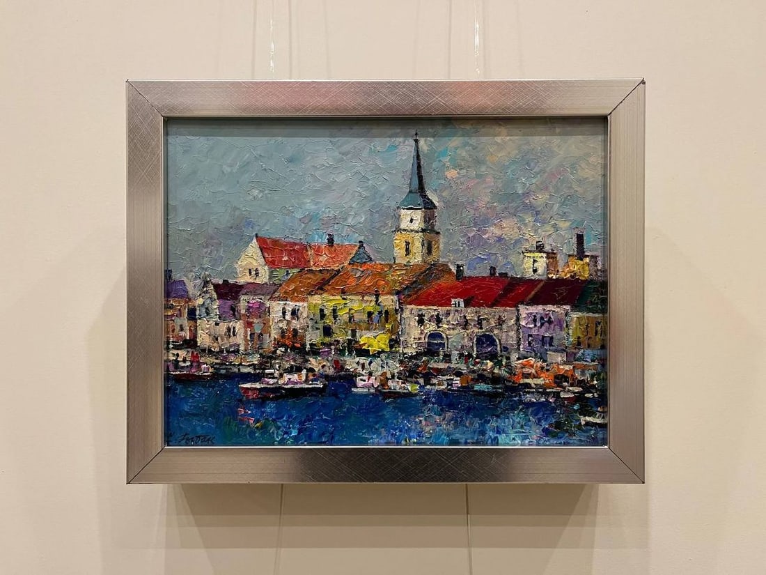 Oil painting City on the water Serhiy Rybak - 2