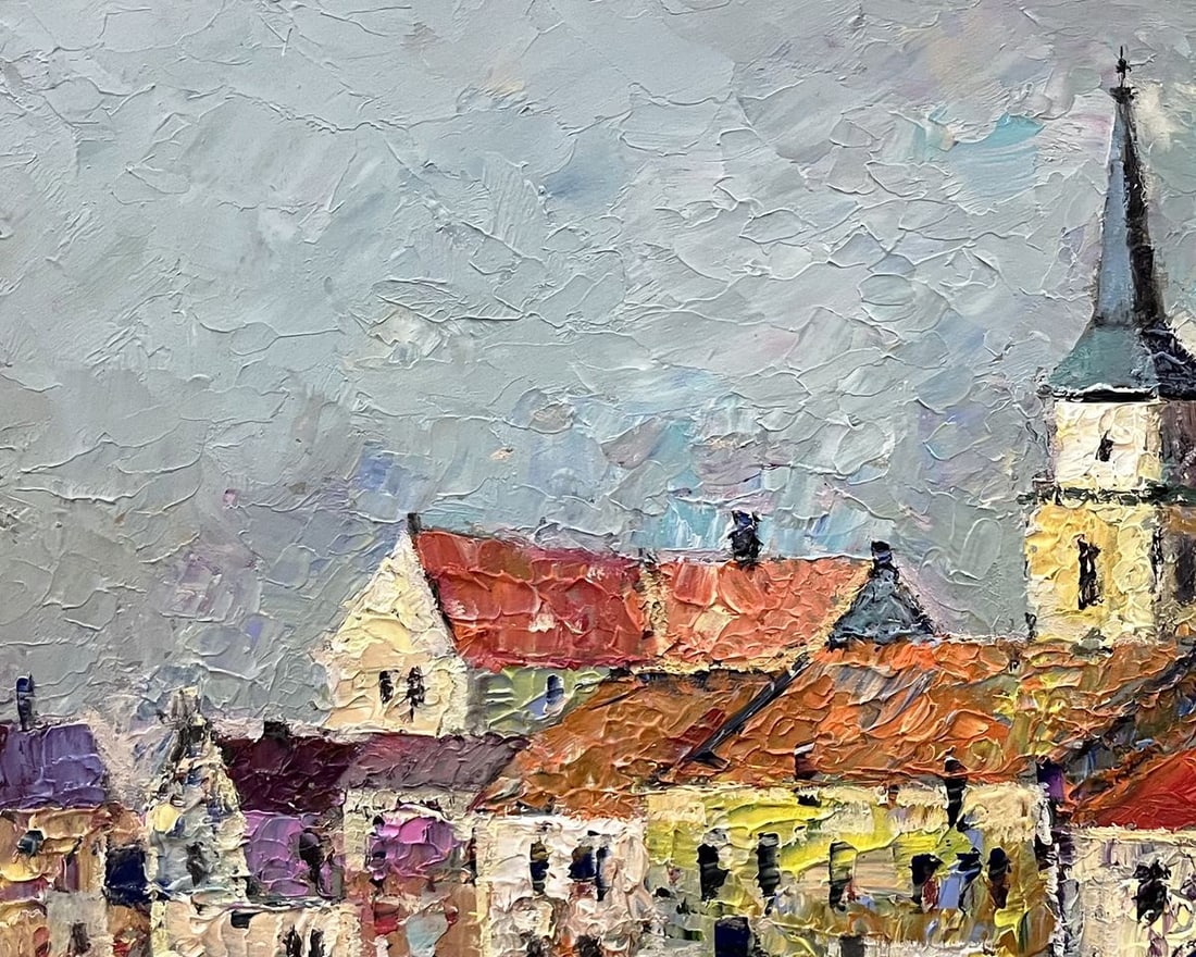 Oil painting City on the water Serhiy Rybak - 5