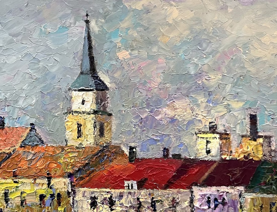 Oil painting City on the water Serhiy Rybak - 6
