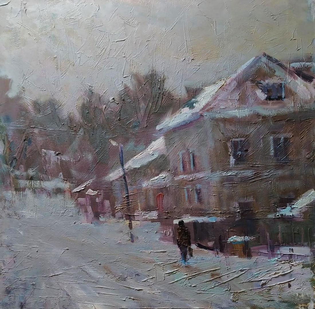 Oil painting Opishnia Volodymyr Pashchenko: Title: Oil painting Opishnia Volodymyr Pashchenko Description: No.Galler 191*** ABOUT THIS PAINTING **** TITLE: "Opishnia"* ARTISTS: Volodymyr Pashchenko* SIZE: 50x50 cm/19.68x19.68 inches'* MEDIUM: o