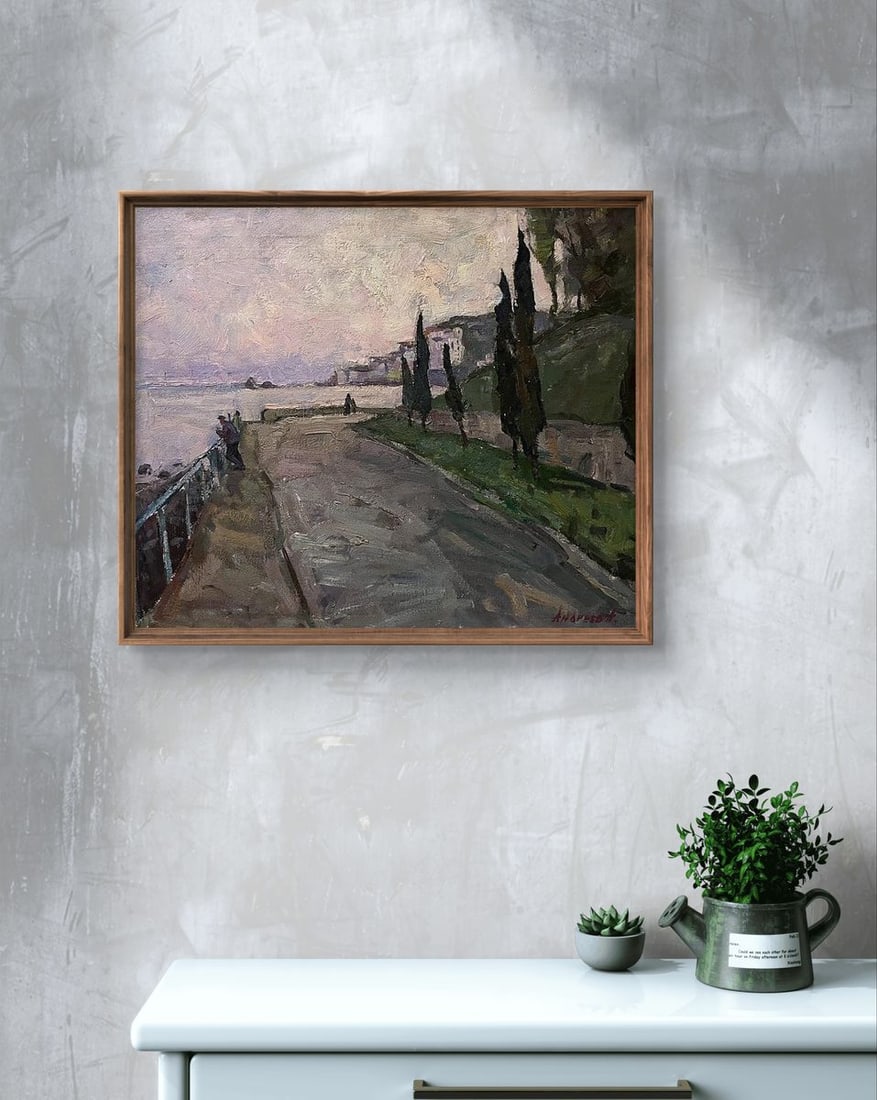 Oil painting Embankment Oleksandr Andreev - 3