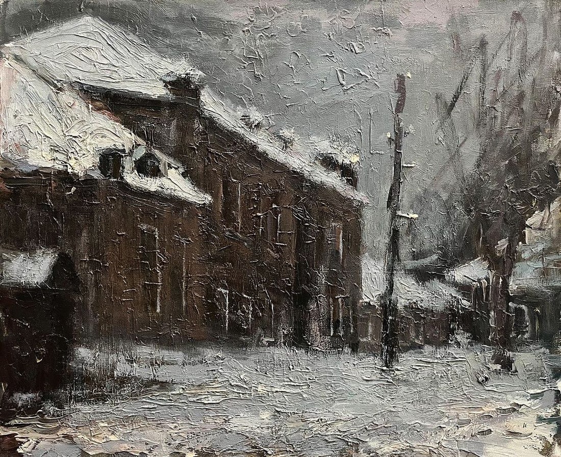 Oil painting Resurrection Ascension Volodymyr Pashchenko (1 of 7)