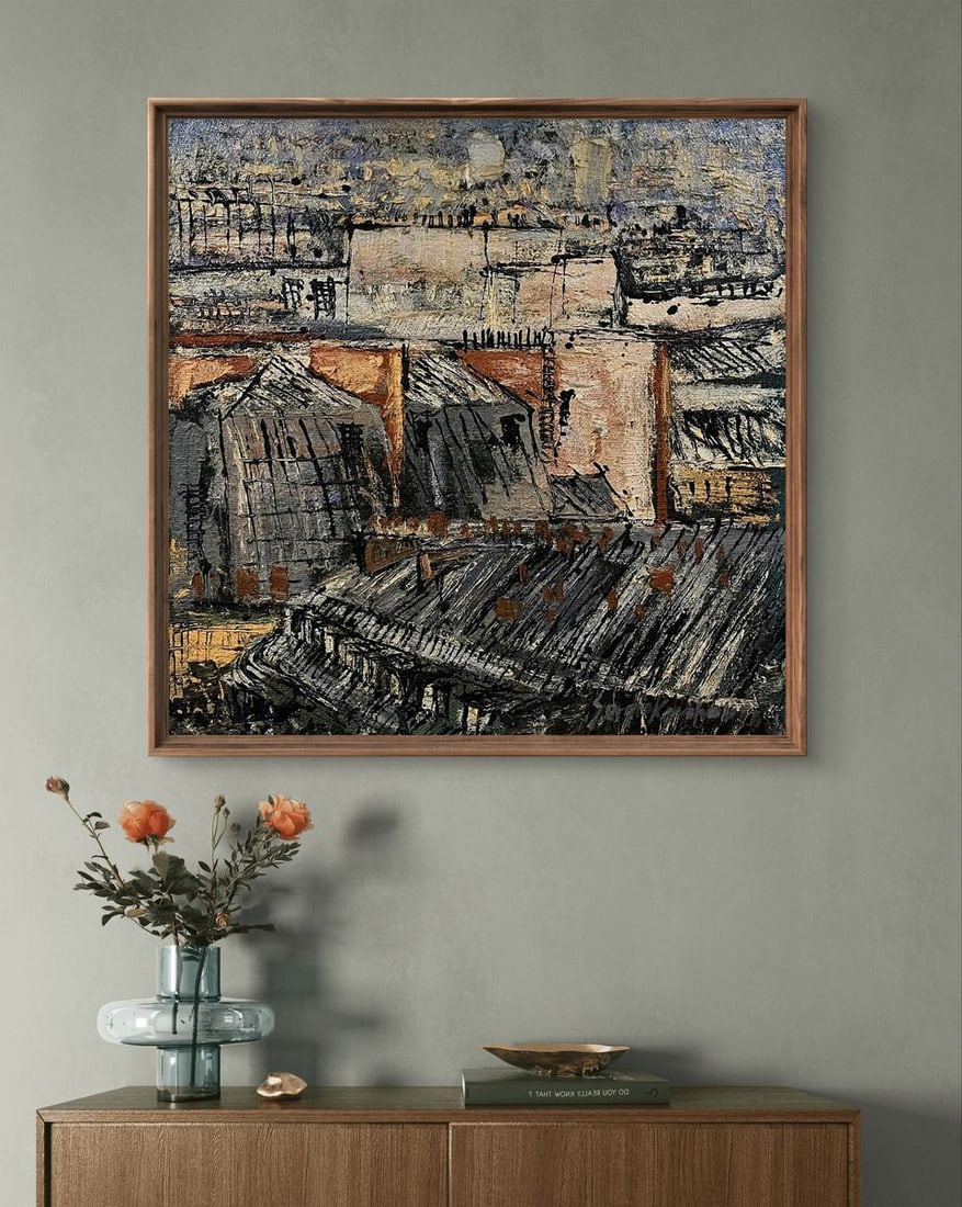 Oil painting Life in the city Serhiy Kovalev - 2