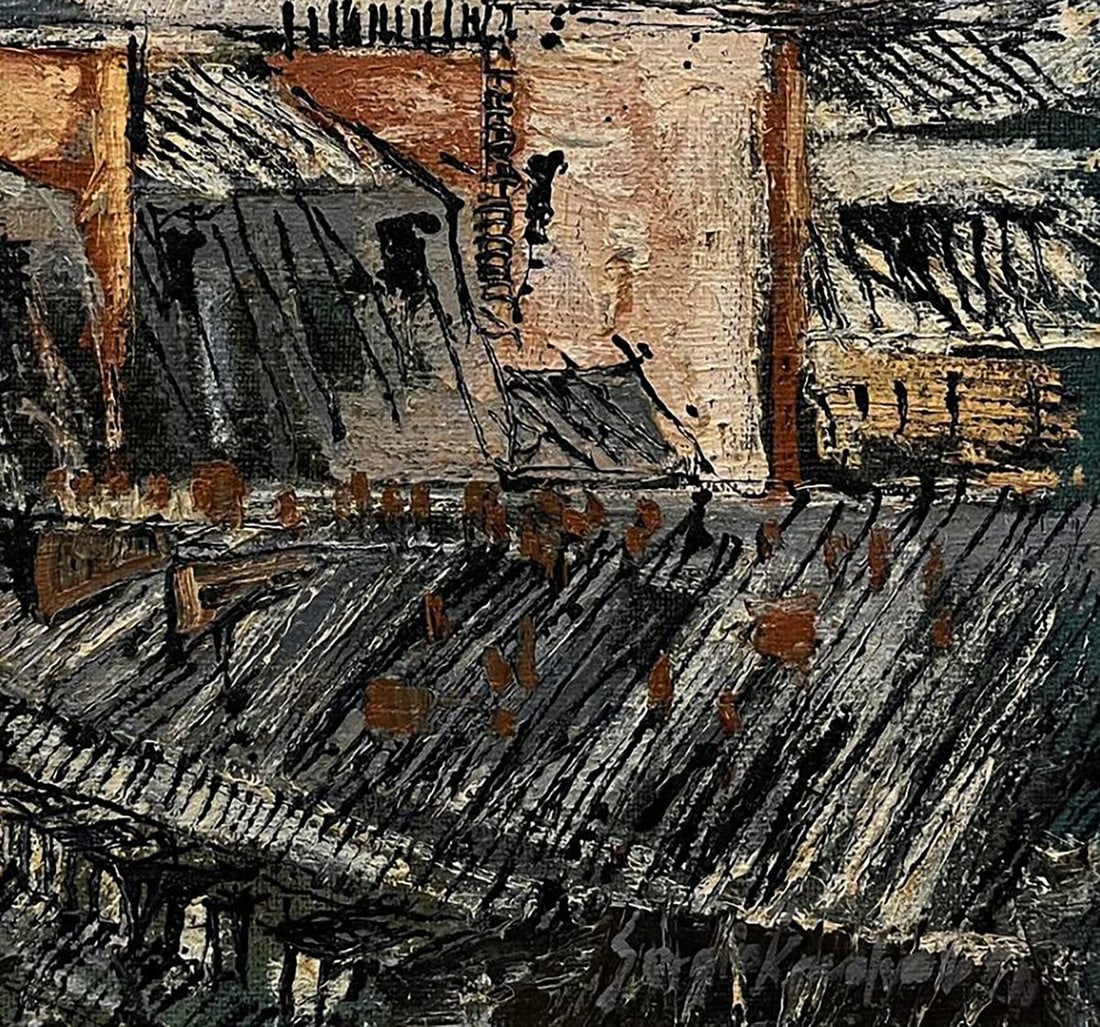 Oil painting Life in the city Serhiy Kovalev - 7