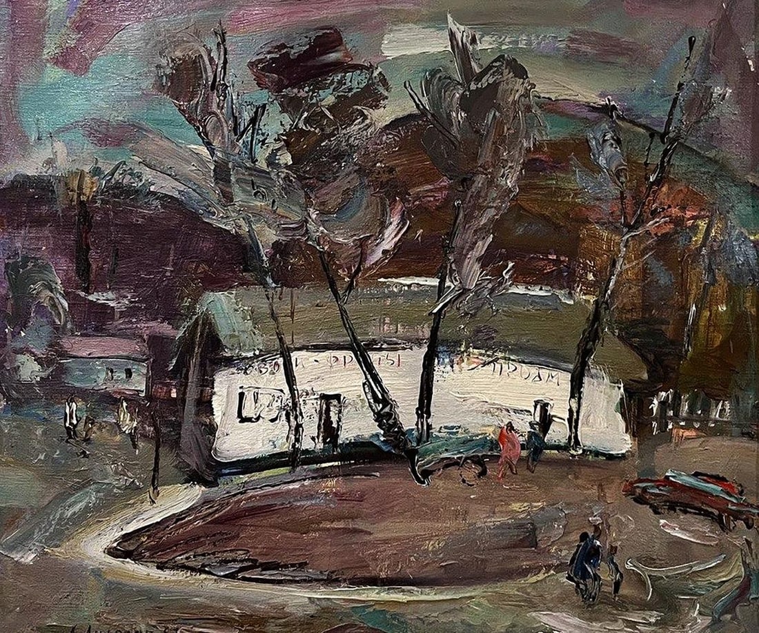 Oil painting Once upon a time in the village Oleksandr Andreev (1 of 9)