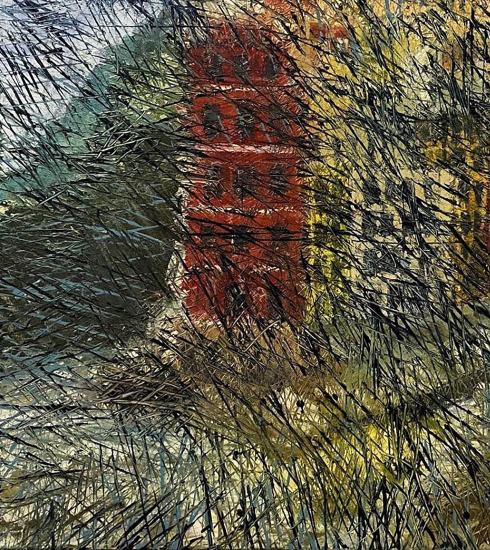 Oil painting There is fog in the city Serhiy Kovalev - 6