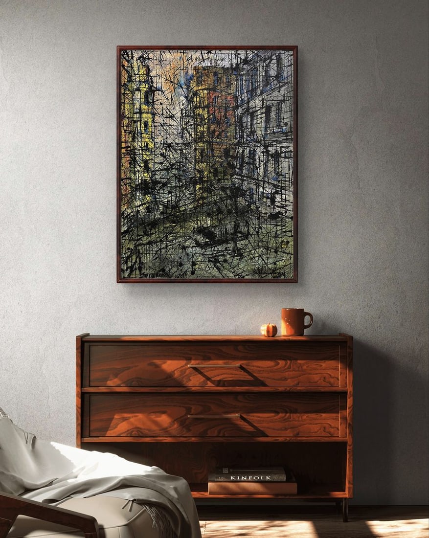 Oil painting Graphic of the Cities Serhiy Kovalev - 3