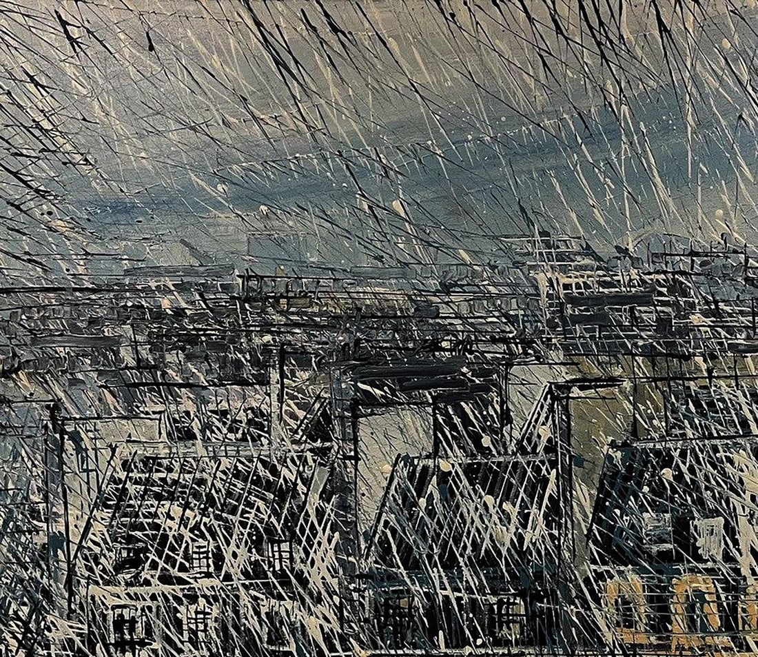 Oil painting Spider web for roof Serhiy Kovalev - 4