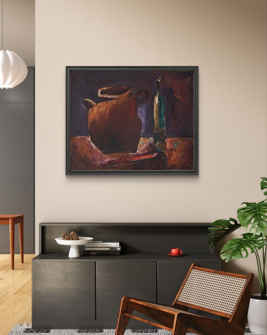 Oil painting Still life with a pipe Oleksandr Andreev - 2