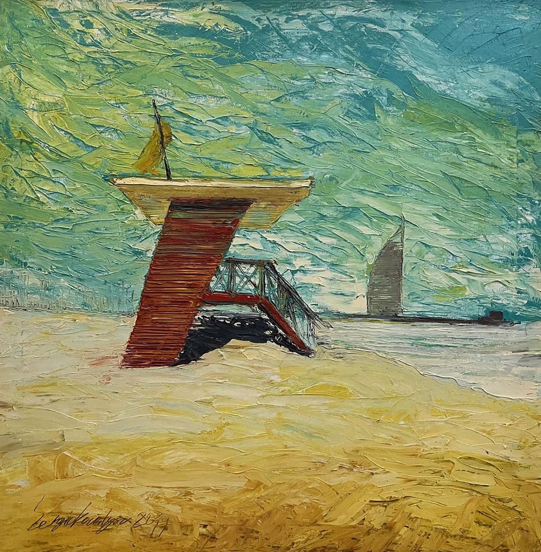 Oil painting Praia de golfo Serhiy Kovalev: Title: Oil painting Praia de golfo Serhiy Kovalev Description: No.Galler 286*** ABOUT THIS PAINTING **** TITLE: "Praia de golfo"* ARTISTS: Serhiy Kovalev* SIZE: 100x100 cm/39.37x39.37 inches'* MEDIUM: