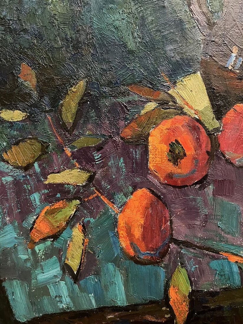 Oil painting Autumn flowers and fruits Oleksandr Andreev - 7