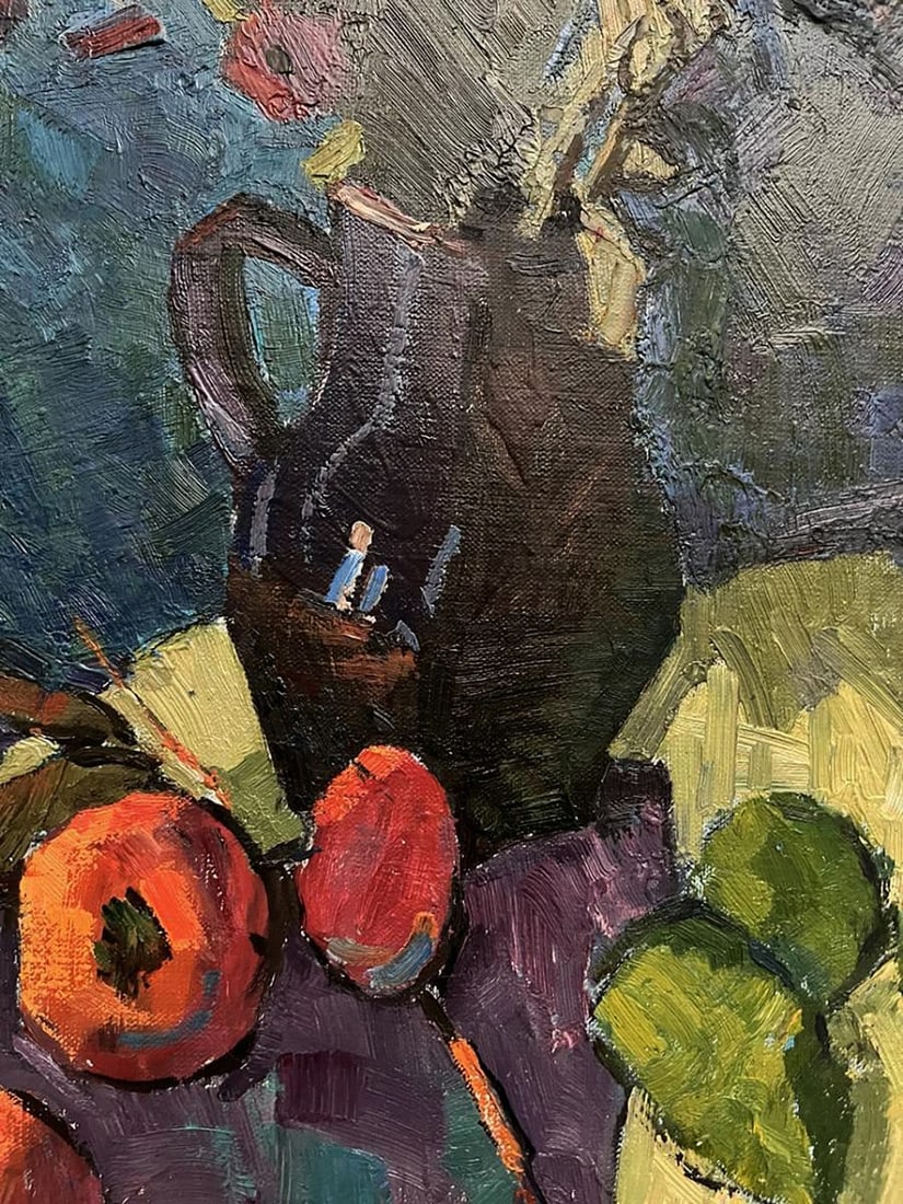 Oil painting Autumn flowers and fruits Oleksandr Andreev - 8
