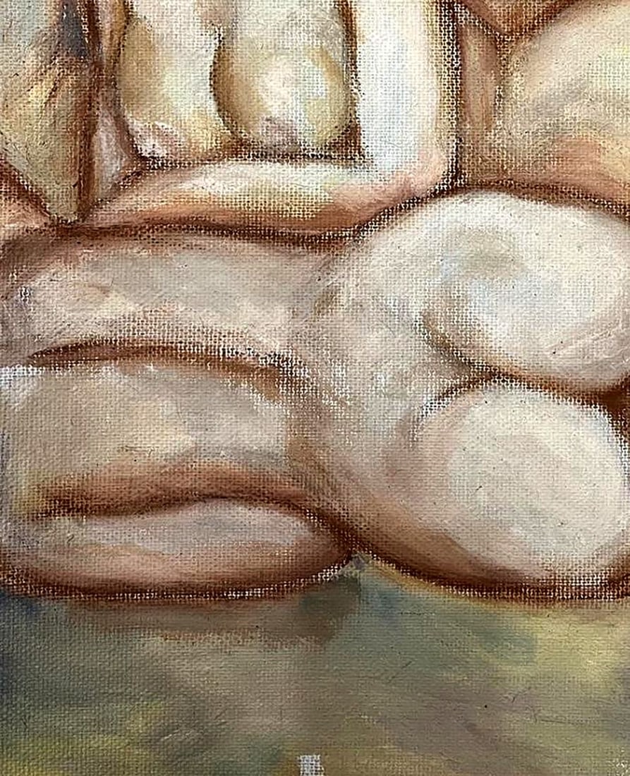 Oil painting Naked girls are relaxing Tatyana Nikolsk - 6