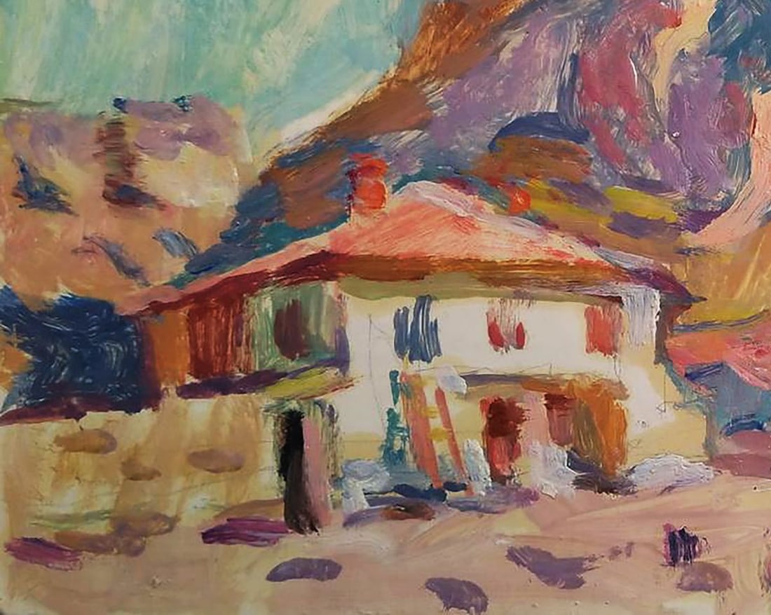 Oil painting Central Asia Yury Konovalov - 7