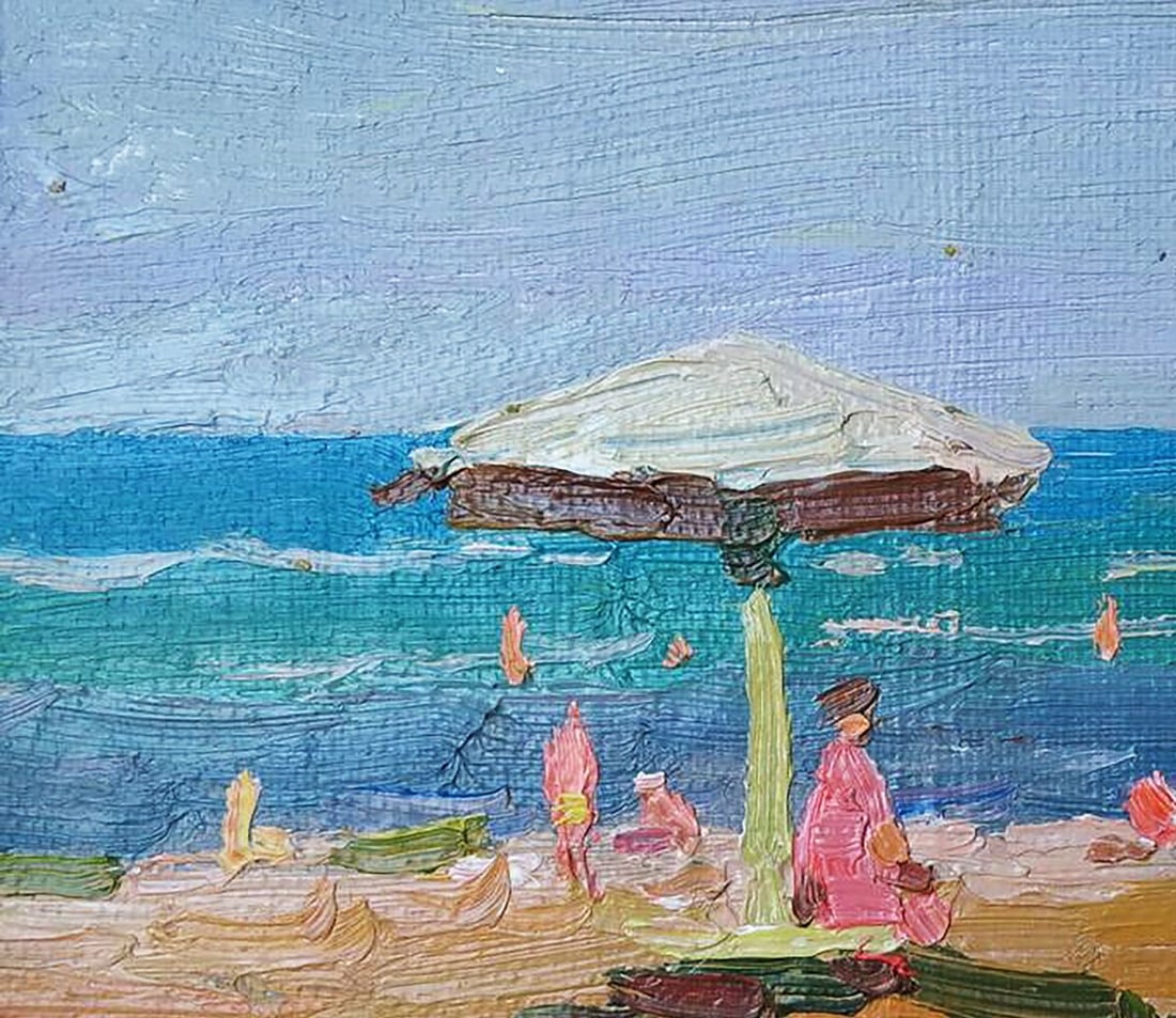 Oil painting Hot summer Yury Konovalov - 5
