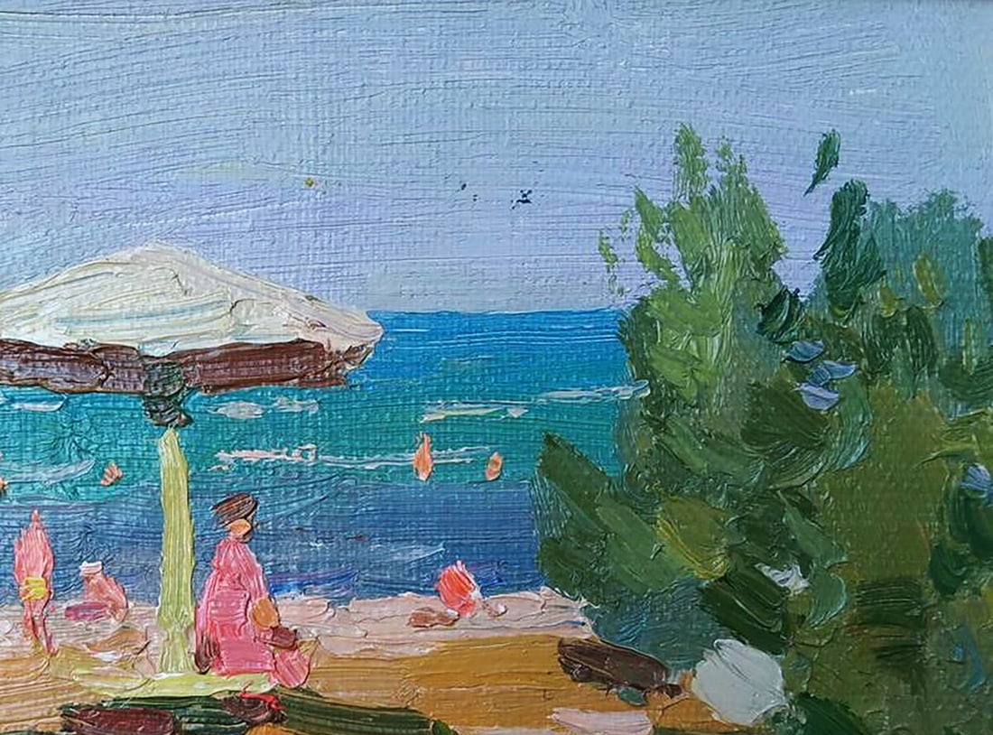 Oil painting Hot summer Yury Konovalov - 6