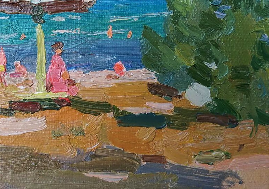 Oil painting Hot summer Yury Konovalov - 8