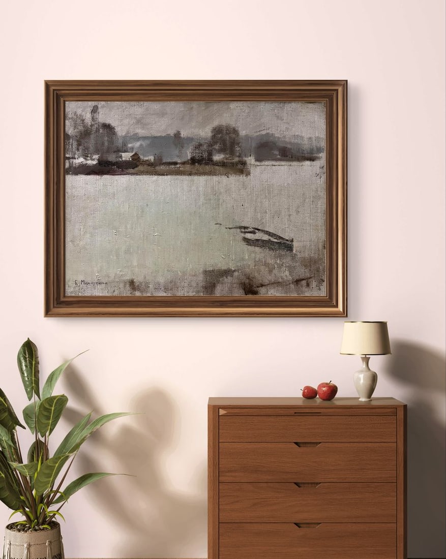 Oil painting Mild thaw Bohdan Makarenko - 3