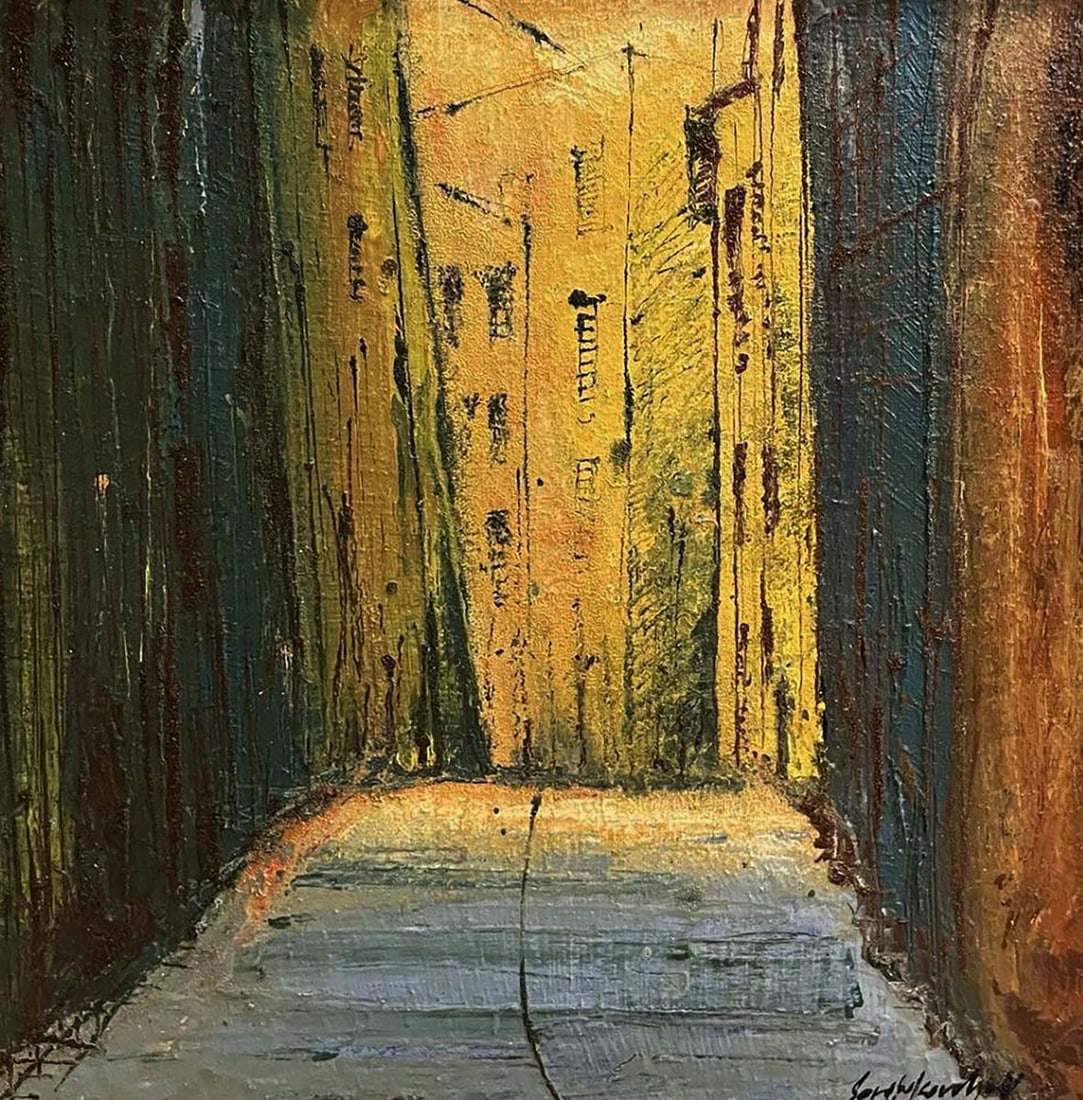 Oil painting The road is far away Serhiy Kovalev: Title: Oil painting The road is far away Serhiy Kovalev Description: No.Galler 14*** ABOUT THIS PAINTING **** TITLE: "The road is far away"* ARTISTS: Serhiy Kovalev* SIZE: 70x70 cm/27.55x27.55 inches'