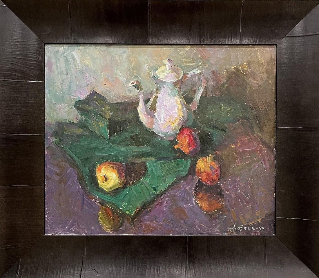 Oil painting Still life with grenades Oleksandr Andreev - 2